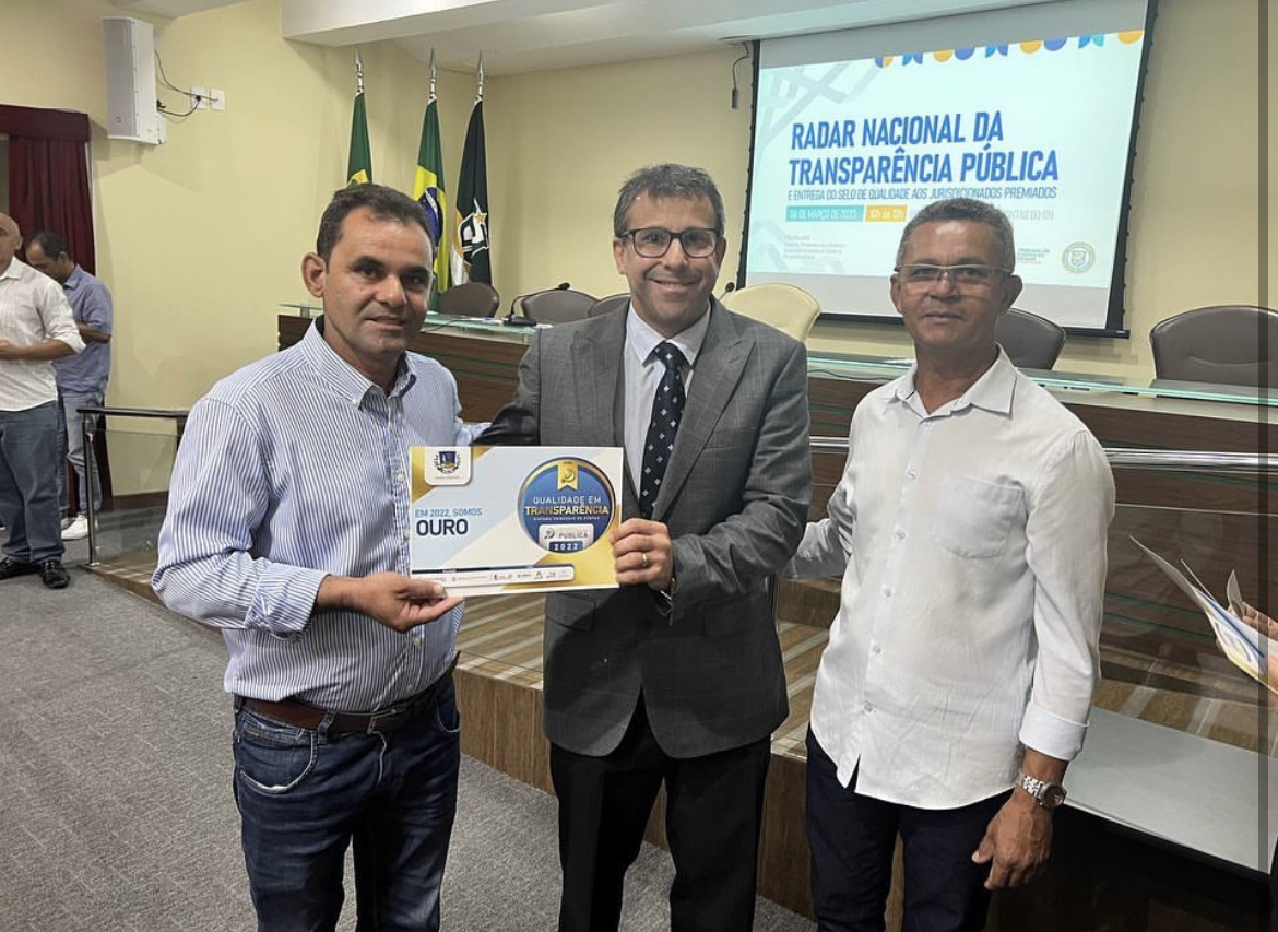 CÂMARA MUNICIPAL PREMIADA COM SELO DE TRANSPARÊNCIA